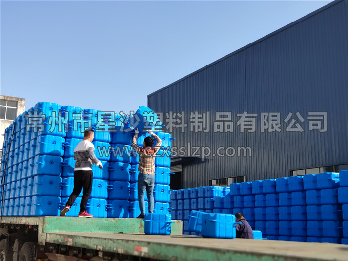 pe浮筒，pe系泊浮筒，u型摩托艇浮筒，u字型浮筒發(fā)貨-常州市星沙塑料制品有限公司廠家1